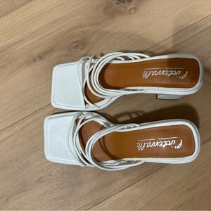 Women's White Strappy Sandals